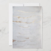 Gold Script Watercolor Foto Engagement Party Einladung (Rückseite)