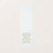"Gold" Scroll Custom Zent Juwelierkarten Visitenkarten (Innenseite Aufgefaltet)