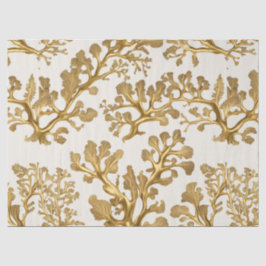 Gold Seaweed auf dem Papier für leichte Sand-Geweb