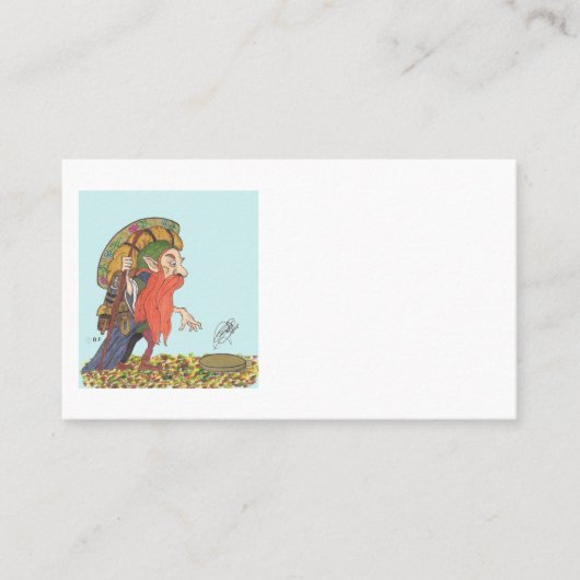 GOLD SEEKER LEPRECHAUN VISITENKARTE (Vorderseite)