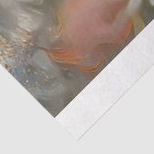 Gold Seide Elegante Rose Kunst, Dichtung und Musik Seidenpapier (Ausschnitt)