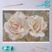 Gold Seide Schöne Rose Kunst, Dichtung und Musik Seidenpapier (Basteln)