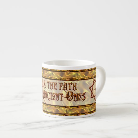 Gold Septagram Espressotasse (Vorderseite Rechts)