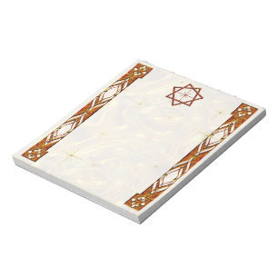 Gold Septagram Notizblock
