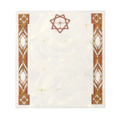 Gold Septagram Notizblock (Vorderseite)
