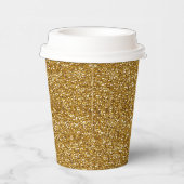 GOLD SEQUINS PAPIERE PARTY CUPS PAPPBECHER (Rechts)