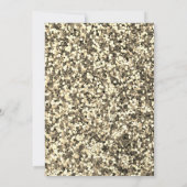 Gold Sequins,Wine Glass Bottle Gray 85th  Einladung (Rückseite)