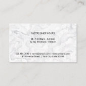 Gold Serviertablett Knife Logo | Cuisinen Visitenkarte (Rückseite)