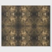 Gold Sheen Elegant Textured Glass Look Geschenkpapier (Flach)