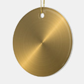 Gold Sheen Weihnachten Personalisierte Ornamente (Links)