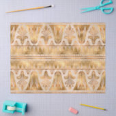 Gold Shimmer Art Decoupage Tissue Paper Seidenpapier (Basteln)