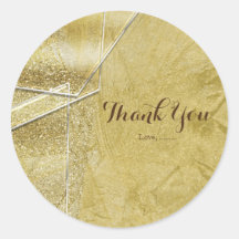 Gold Shimmer Crystal Glass Glam Gastgeschenk