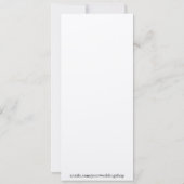 Gold Shimmer Menu Card für Hochzeiten & Galas Einladung (Rückseite)