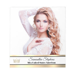 Gold Shine Autograph Pad Notizblock