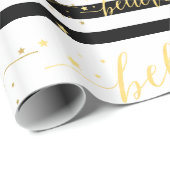 Gold Shine glaubt | Versandpapier Geschenkpapier (Rolleneckpunkt)