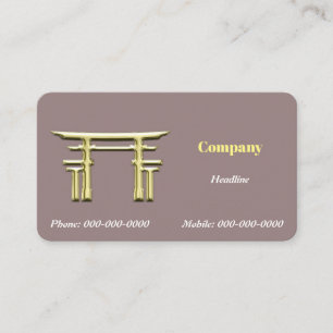 Gold Shinto Visitenkarte