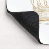 Gold Shiny Crown Mousepad (Ecke)