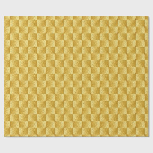 GOLD SHINY ELEGANT GESCHENKPAPIER (Flach)