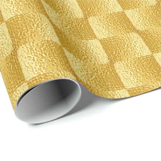 GOLD SHINY ELEGANT GESCHENKPAPIER (Rolleneckpunkt)