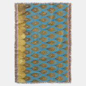 Gold Shiny Princess Mermaid Glitzer Scales Decke (Vorderseite Vertikal)