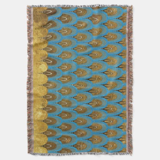 Gold Shiny Princess Mermaid Glitzer Scales Decke (Vorderseite Vertikal)