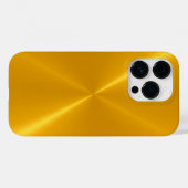 Gold Shiny Stainless Steel Metal Case-Mate iPhone Hülle (Rückseite (Horizontal))