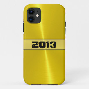 Gold Shiny Stainless Steel Metal iPhone 11 Hülle