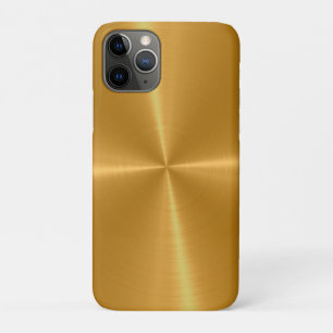 Gold Shiny Stainless Steel Metal Case-Mate iPhone Hülle