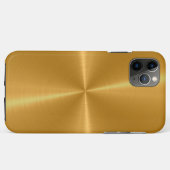 Gold Shiny Stainless Steel Metal Case-Mate iPhone Hülle (Rückseite (Horizontal))