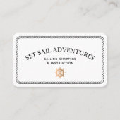 Gold Ship Helm Visitenkarte (Vorderseite)