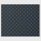 Gold Ship Weel Geschenkpapier (Flach)