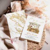 Gold Sie ist von der Markt Bridal Dusche Einladung