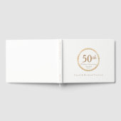 Gold Siegel 50. Hochzeitstag Gästebuch (Voll)