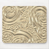 Gold sieht elegant aus viktorianischem Jugendstil Mousepad (Vorne)