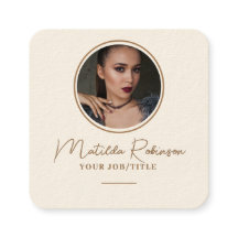 Gold-Signatur-Creme des Circle Foto hinzufügen