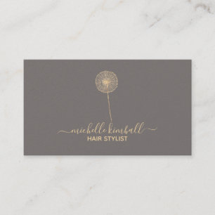 Gold Signature Dandelskarte Visitenkarte