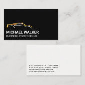 Gold Silber Auto Logo Visitenkarte (Vorne/Hinten)