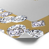Gold & Silber Diamonds & Docking Chart Poster (Ecke)