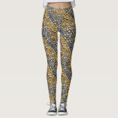Gold & Silber Dressy Metallic Leggings (Vorderseite)