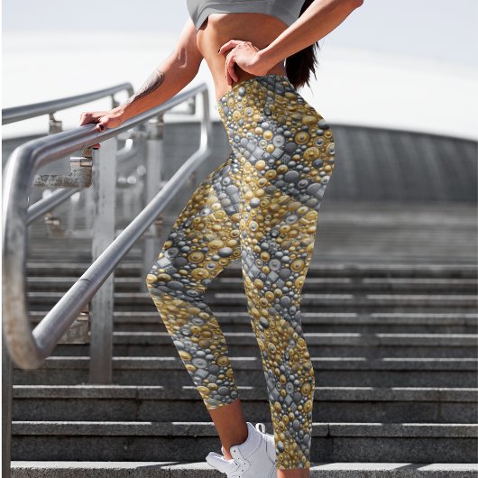 Gold & Silber Dressy Metallic Leggings