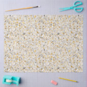 Gold, Silber, Grau Terrazzo Muster Seidenpapier (Basteln)