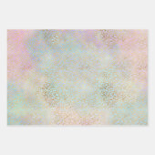 Gold Silber Leopard Print Watercolor Geschenkpapier Set (Vorderseite)