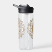 Gold- & Silber-Mandala-Wasserflasche Trinkflasche (Rechts)