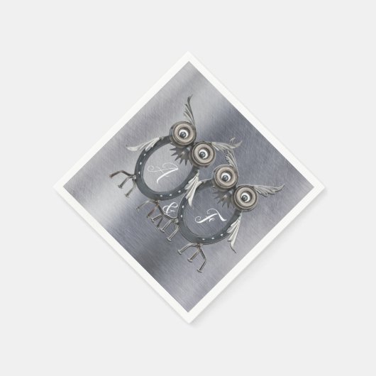 Gold, Silber - Messing Modern Serviette (Ecke)