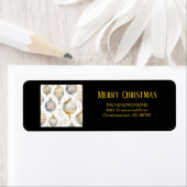 Gold Silber Schwarz Ornamente Weihnachten  (Insitu)