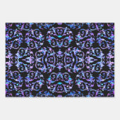 Gold Silber und Lila Mutter der Pearl Collection Geschenkpapier Set (Vorderseite 3)