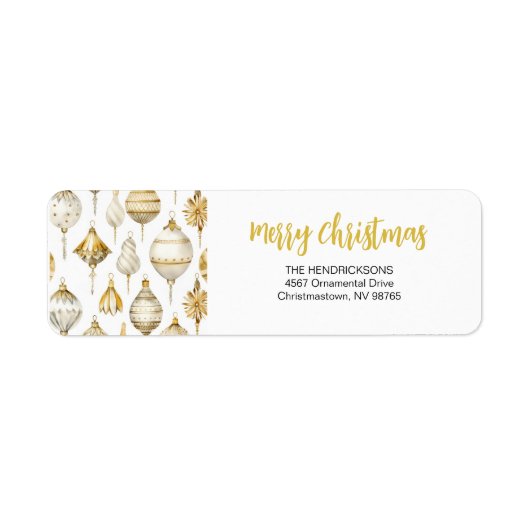 Gold Silber Vintage Ornamente Weihnachten (Vorne)