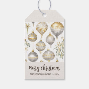 Gold Silber Weihnachtsdekoration Geschenkanhänger