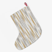 Gold Silber Weihnachtsfeier Großer Weihnachtsstrumpf (Rückseite (Hängend))