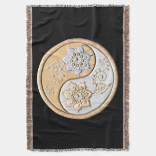 Gold & Silber Yin Yang Decke